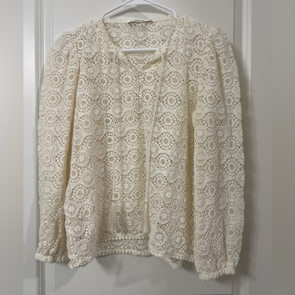 Frame Tops - FRAME Croquet Blouse Long Sleeve - XS (0220)